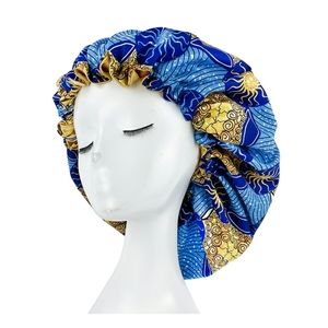 African print Satin Lined Bonnet